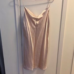 NWT Aritzia Ten by Babaton Encore Satin Slip Dress in Denude M